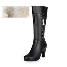 Load image into Gallery viewer, 2019 Winter Women Genuine Leather High-heeled Boots