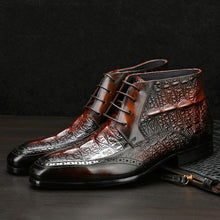 Load image into Gallery viewer, Luxury Brand Leather Men Boots Shoes