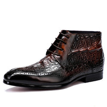 Load image into Gallery viewer, Luxury Brand Leather Men Boots Shoes