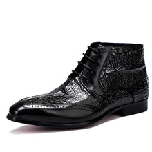 Load image into Gallery viewer, Luxury Brand Leather Men Boots Shoes