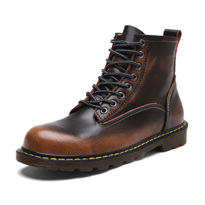 High Quality Genuine leather Autumn Men Boots