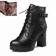 Load image into Gallery viewer, New Genuine Leather Martin Boots Women