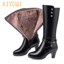 Load image into Gallery viewer, 2019 New Winter Footwear Genuine Leather Women&#39;s Boots