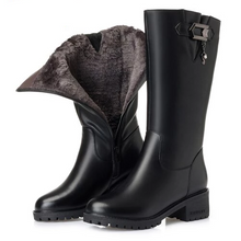 Load image into Gallery viewer, Women Wool Snow Boots 2019