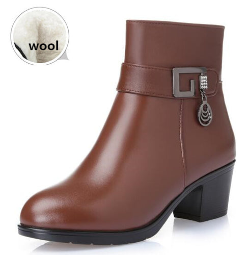 Genuine Leather women's boots