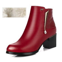 Load image into Gallery viewer, new winter genuine leather women